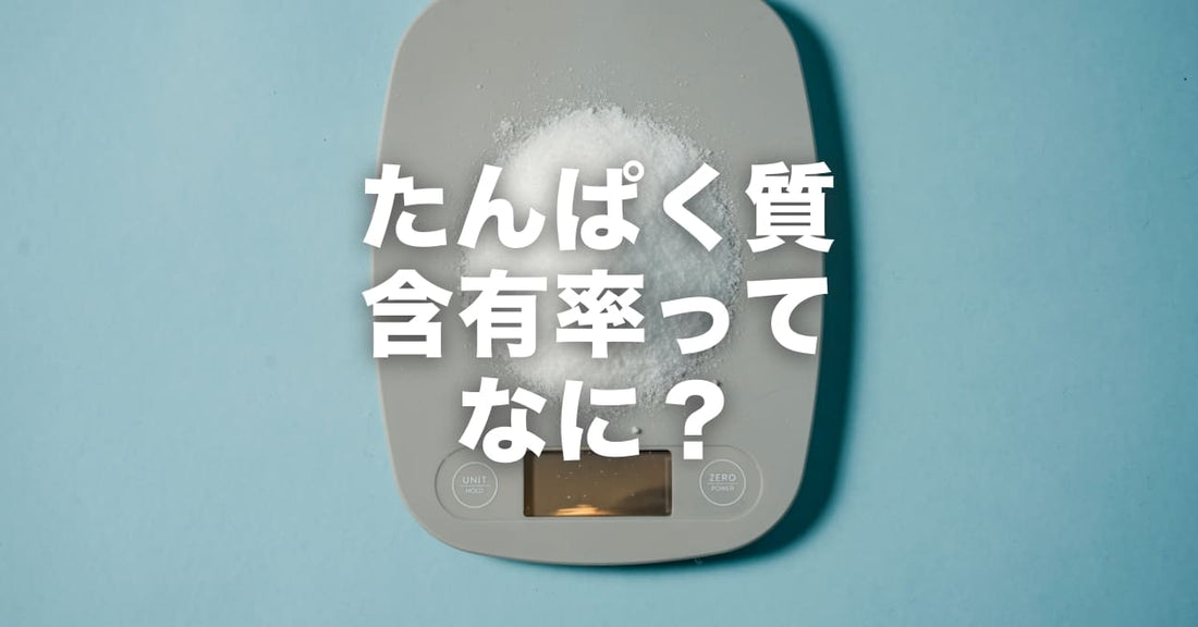たんぱく質含有率ってなに?