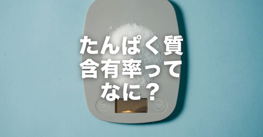 たんぱく質含有率ってなに?