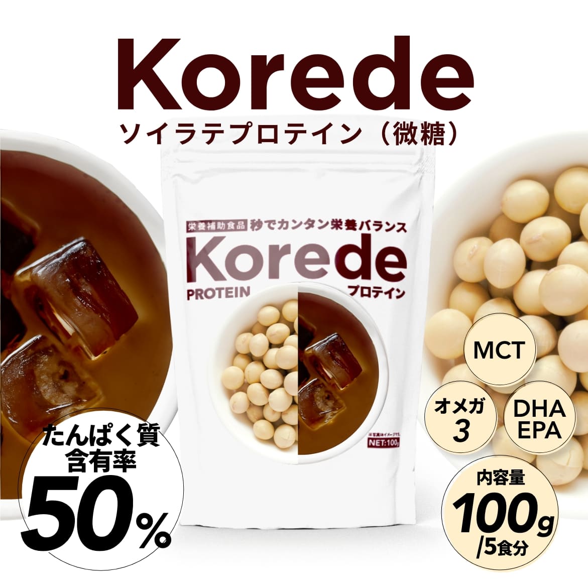 ソイラテプロテイン(微糖)