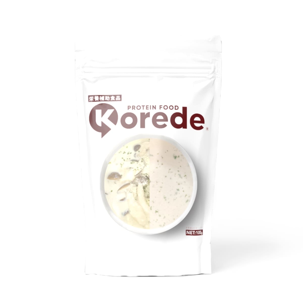 きのこチーズプロテインスープ